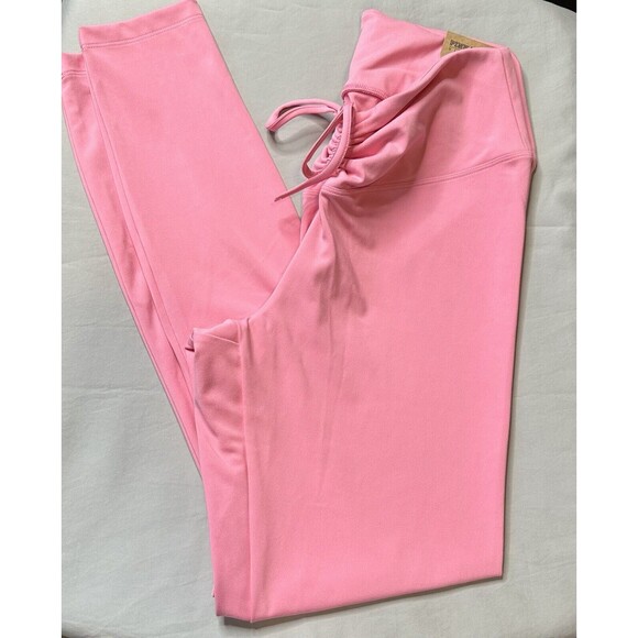 Victoria's Secret Pink Active High Waist Full Length  Ruched V Legging small NEW - Picture 2 of 6